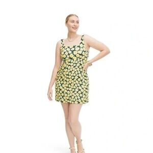 NWT DVF Diane Von Furstenberg Target 90's Shift Poppy Mini Dress Size 0